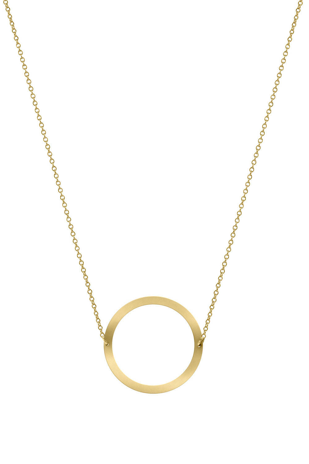 Necklace Circle 14K Gold - Sophie Simone Designs