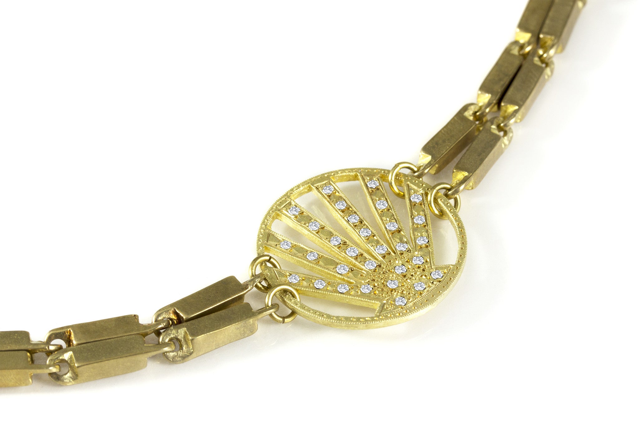 Gatsby Head Design with White Crystals - Sophie Simone Designs