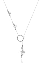 Load image into Gallery viewer, Seagulls and Circle Necklace - Sophie Simone Designs

