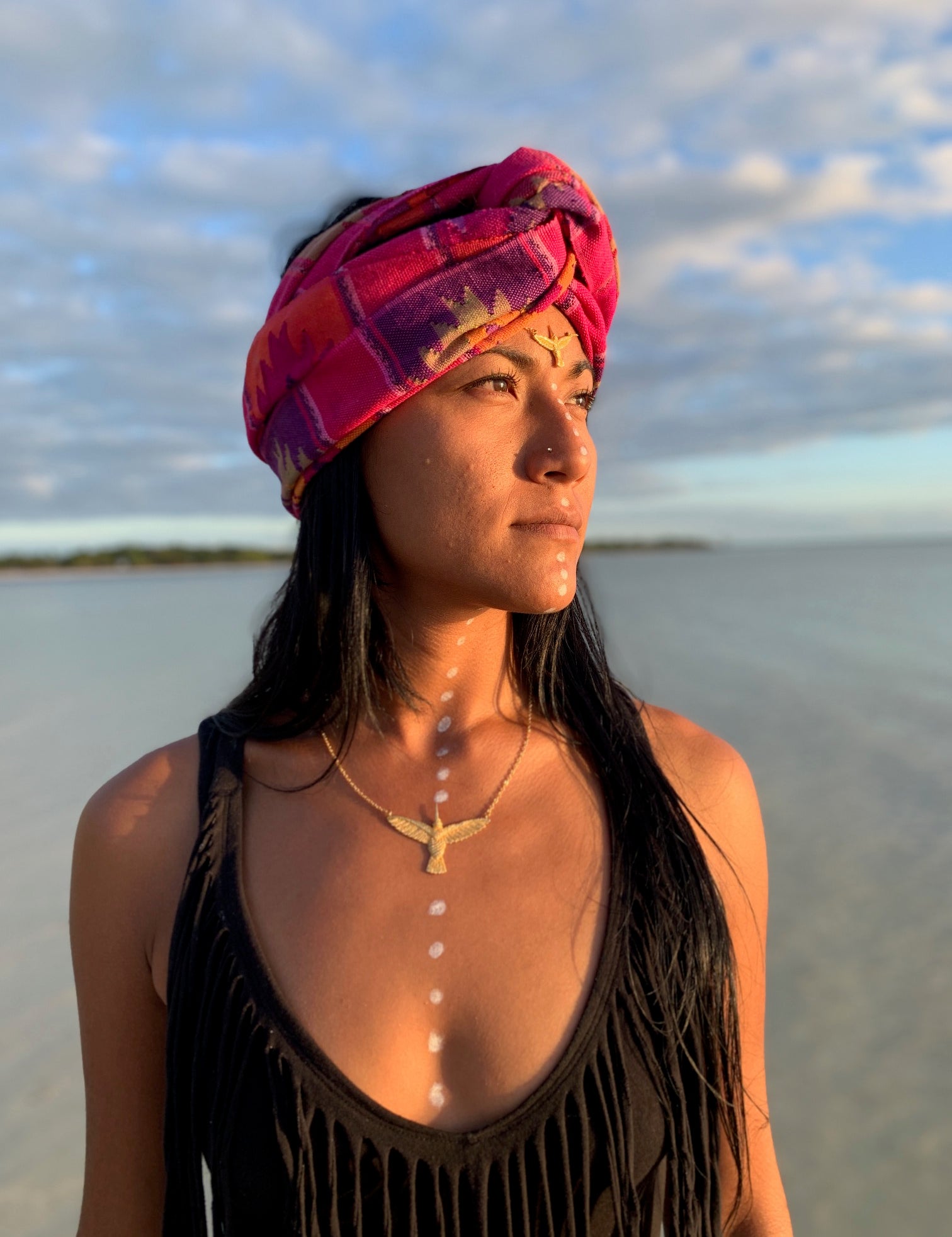 Large Necklace Hummingbird - Sophie Simone Designs