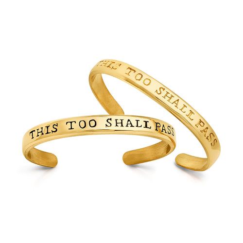 Bracelet This Too Shall Pass for Him - Sophie Simone Designs