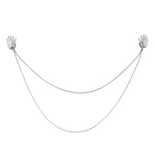 Cargar imagen en el visor de la galería, Pin Doble Hands with Chain

