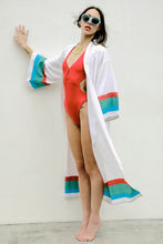 Load image into Gallery viewer, Long Kimono for Her Rainbow
