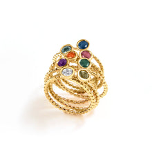 Cargar imagen en el visor de la galería, Rings IT Gold with Precious Stones - Sophie Simone Designs

