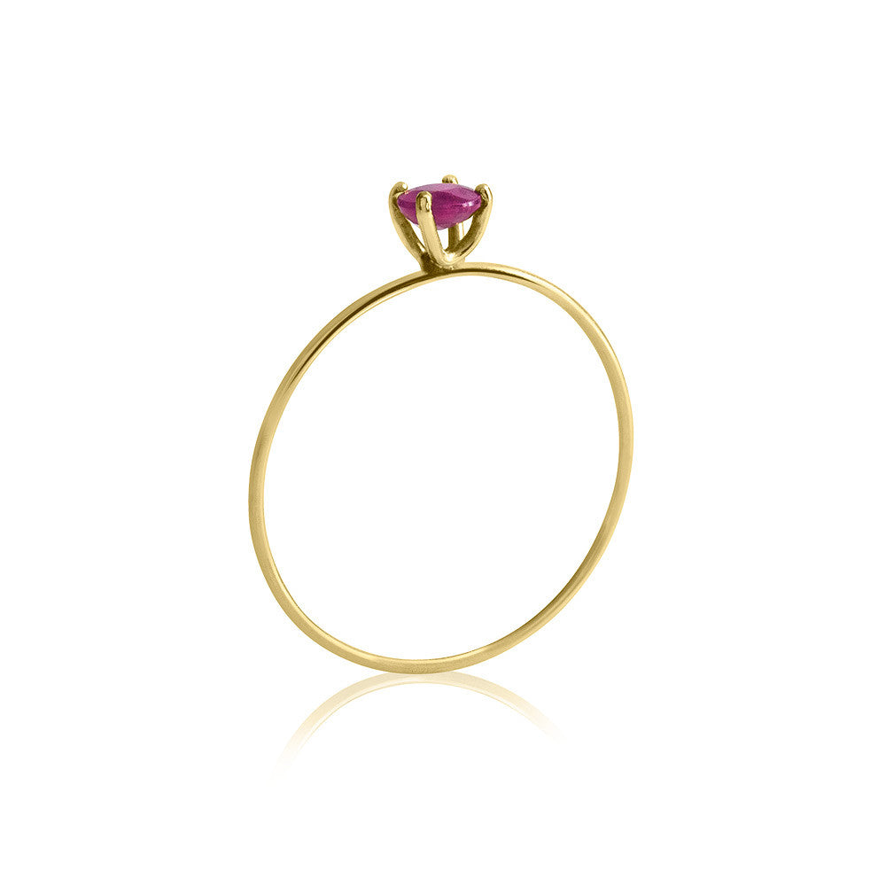 Ring Michou Gold w/ Precious Stones - Sophie Simone Designs