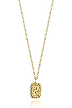 Charger l&#39;image dans la galerie, Necklace Gold - The Sky and the Clouds Mayan Symbol - Sophie Simone Designs
