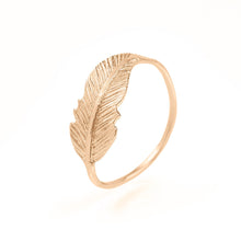 Load image into Gallery viewer, Ring Feather Pink Gold - Sophie Simone Designs
