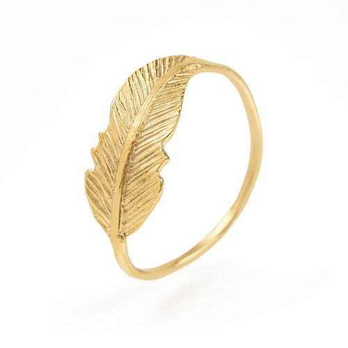 Ring Pluma 14K Gold - Sophie Simone Designs