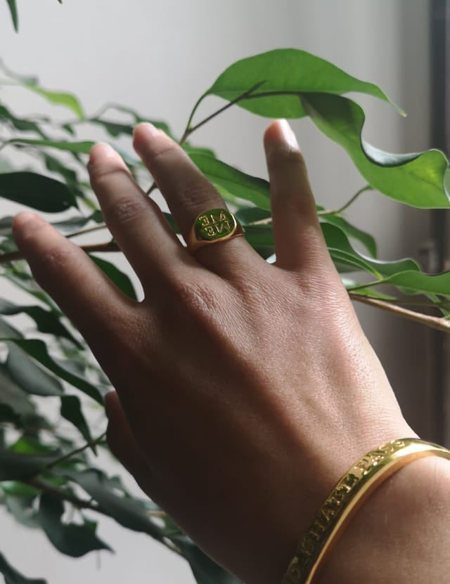 Ring Small Seal for Her - Sophie Simone Designs