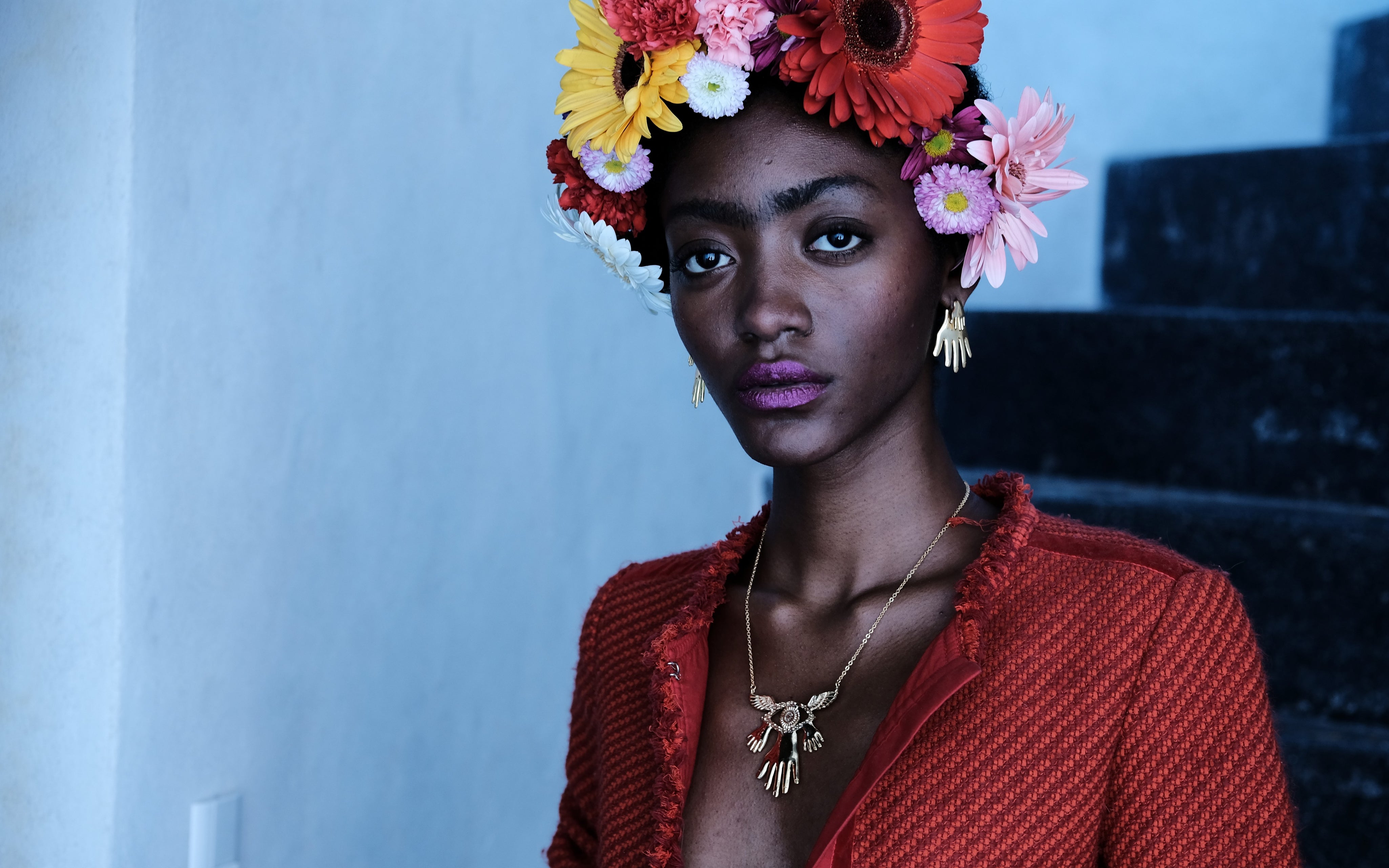 Necklace Hands Wings Eye - Sophie Simone Designs